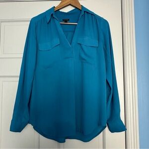 Ann Taylor Teal Blouse